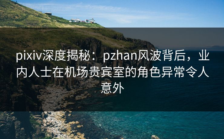 pixiv深度揭秘:pzhan风波背后,业内人士在机场贵宾室的角色异常令人意外